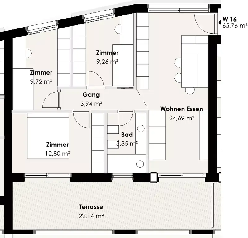 Amadeus Immobilien - Residence Petersheim Ritten Wohnung Lengstein 800 769 W16